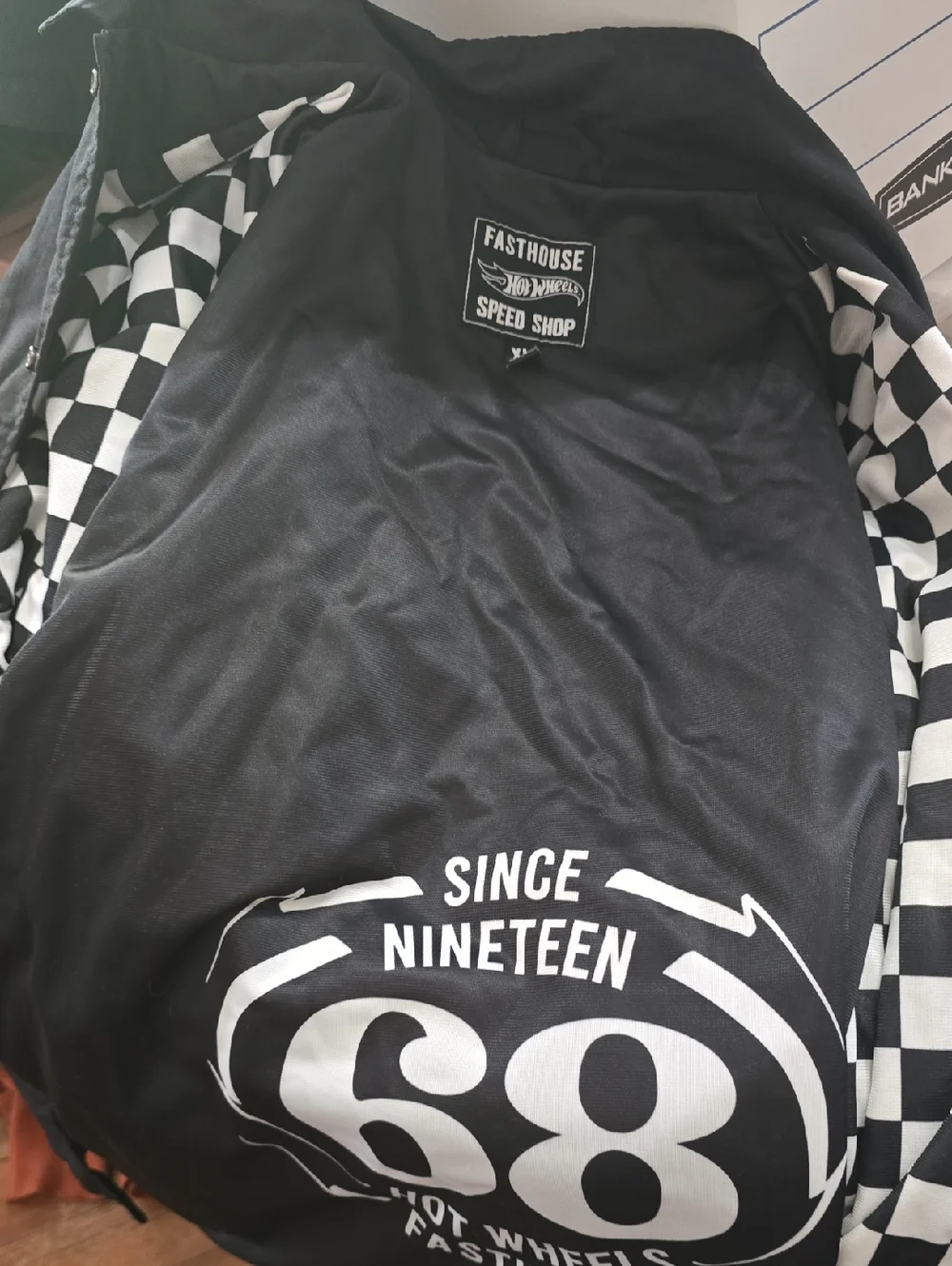 Hot Wheels x Fasthouse Black Windbreaker Jacket Xl - Picture 5 of 5